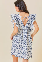 Load image into Gallery viewer, The Ana Mari dress- White Navy