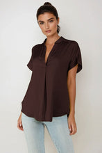 Load image into Gallery viewer, The Paige top-Chocolate