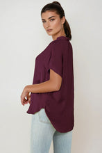 Load image into Gallery viewer, The Paige top- Wine