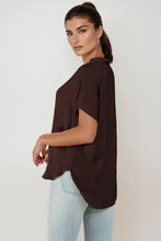 Load image into Gallery viewer, The Paige top-Chocolate