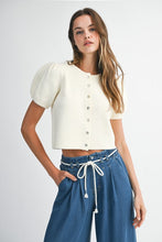 Load image into Gallery viewer, The Sofi top- Cream