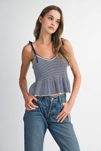 Load image into Gallery viewer, The Nati top- Navy