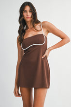 Load image into Gallery viewer, The Juju dress Romper- Brown