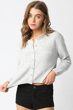 Load image into Gallery viewer, The Anabel Cardigan- H. Grey