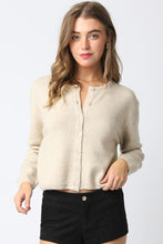 Load image into Gallery viewer, The Anabel cardigan -Oatmeal