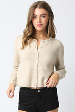 Load image into Gallery viewer, The Anabel cardigan -Oatmeal