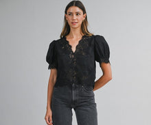 Load image into Gallery viewer, The Sofi top- Black
