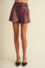 Load image into Gallery viewer, The A shorts- Wine