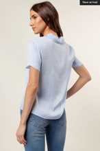 Load image into Gallery viewer, The Hilda top- Lt Blue