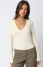 Load image into Gallery viewer, The Kyla Bodysuit- Ecru