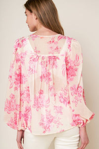 The Paola top- Pink