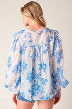 Load image into Gallery viewer, The Paola top- Blue
