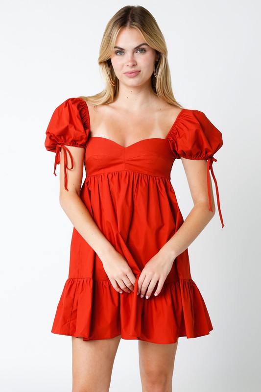 The Kayla dress- Red