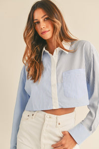 The Steph top- Blue