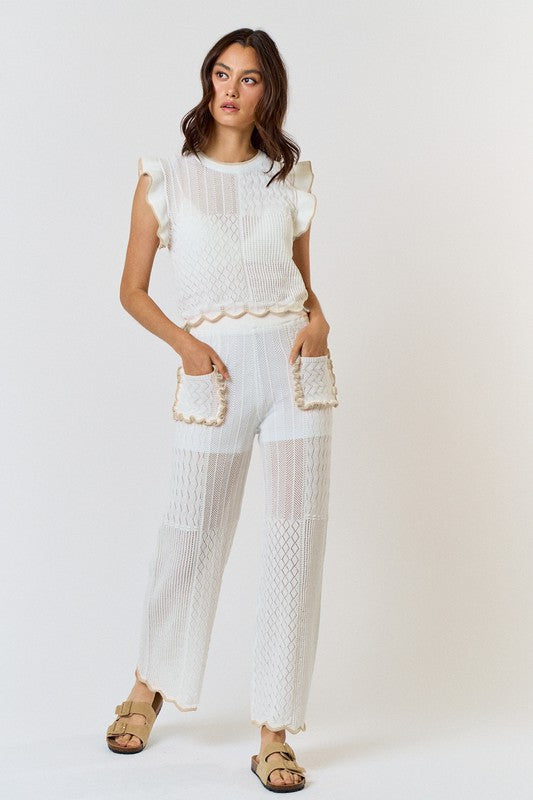 The Kendall pants- White