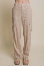 Load image into Gallery viewer, The Tara Linen Pants- Khaki
