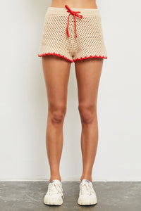 The Mia shorts- Natural Red
