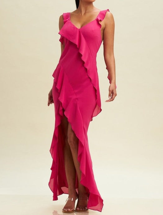 The Maxine dress- Magenta