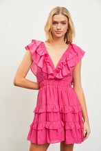 Load image into Gallery viewer, The Caro dress- Fuchsia
