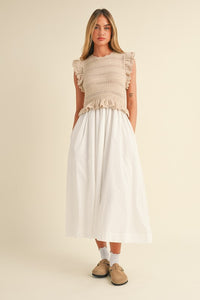 The Tori dress- Lt Taupe