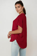 Load image into Gallery viewer, The Paige top- Crimson Red
