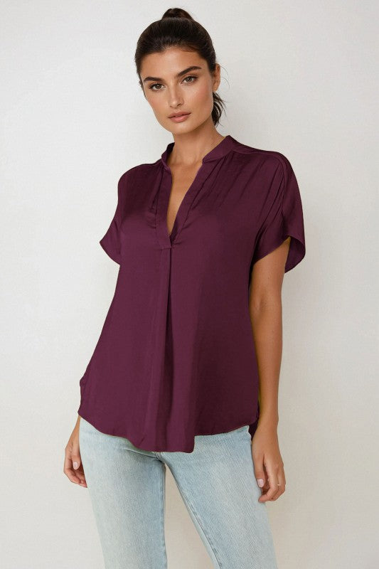 The Paige top- Wine