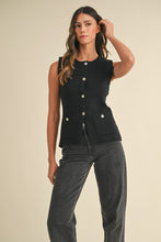 Load image into Gallery viewer, The Mary top- Black
