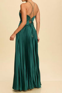 The Tara dress- Hunter Green