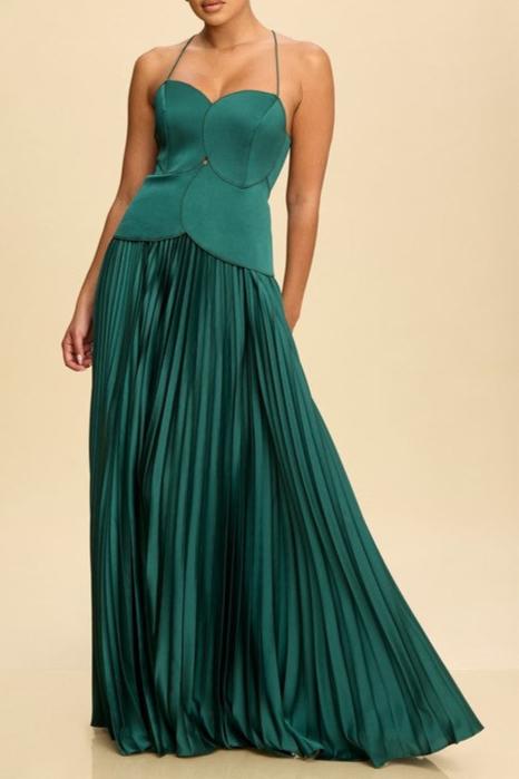 The Tara dress- Hunter Green