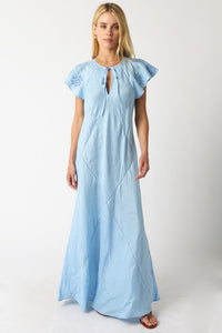 The Valeria dress- Lt Blue