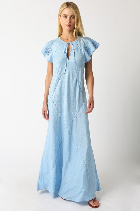 The Valeria dress- Lt Blue