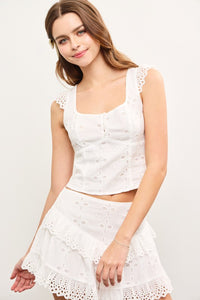 The Pia top-White