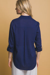 The Ariana top- Navy