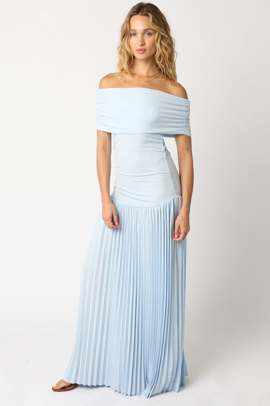 The Pao dress- Lt Blue