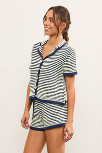 The Tori top- Navy