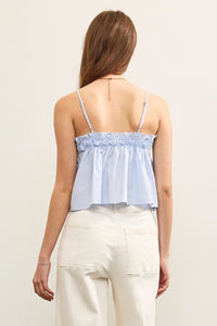 The Caro top- Lt Blue
