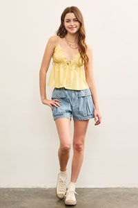 The Caro top- Lemon