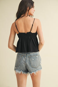 The Caro top- Black