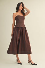 Load image into Gallery viewer, The Mika dress- Brown
