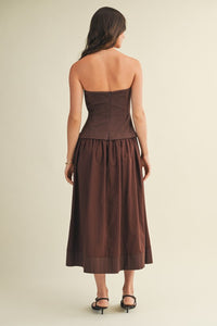 The Mika dress- Brown