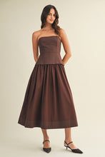 Load image into Gallery viewer, The Mika dress- Brown
