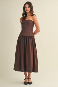 The Mika dress- Brown