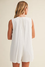 Load image into Gallery viewer, The Mila Romper- White

