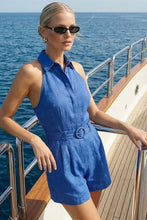 Load image into Gallery viewer, The Celine Romper- Blue
