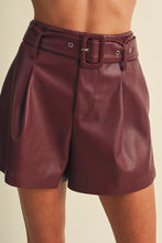 Load image into Gallery viewer, The A shorts- Wine
