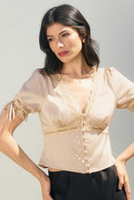 Load image into Gallery viewer, The Emma top-Champagne
