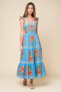 The Kati dress- Blue