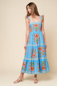 The Kati dress- Blue