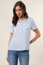 Load image into Gallery viewer, The Hilda top- Lt Blue
