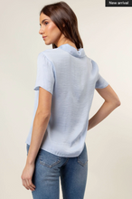 Load image into Gallery viewer, The Hilda top- Lt Blue
